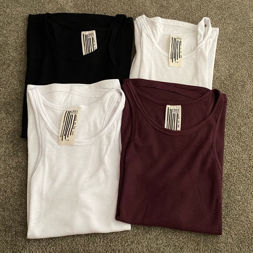 Four Free People Long Beach Tanks